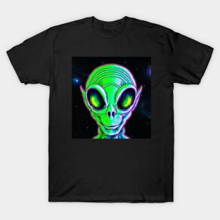 Evil Green Alien T-Shirt